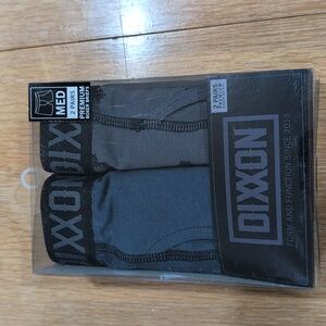 Dixxon Flannel Company Mens Premium Boxer Briefs Gray Logo 2 Pairs